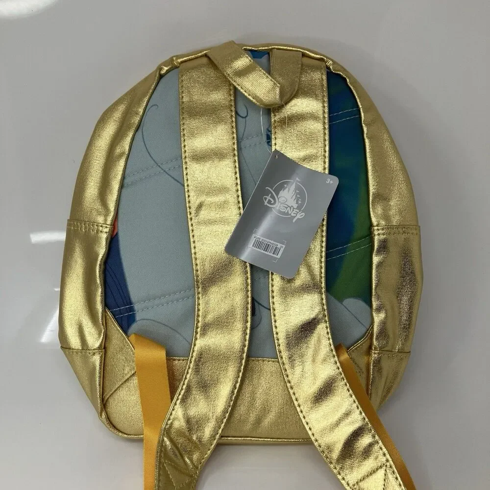 Disney Backpack Gold Hercules Megara Pegasus Metallic Oh My Disney Character NWT